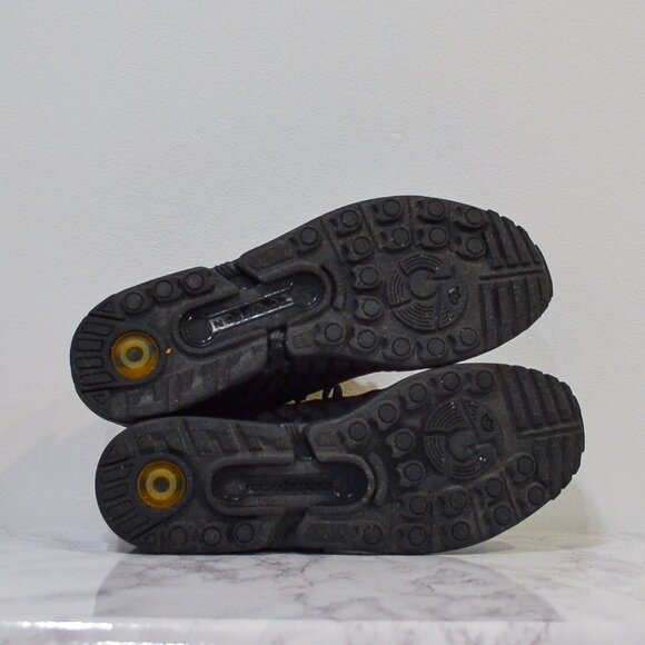 Adidas ZX Flux XENO All Black Reflective Shoe - Picture 8 of 11
